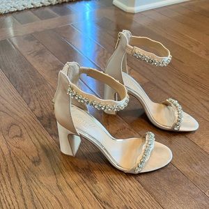 Badgley Mischka wedding heels